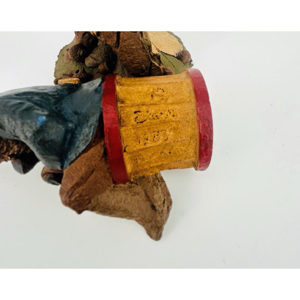 Tom Clark Doug #21 And Dick #178 1984 Gnome Figurine Teddy Bear Retired - Picture 6 of 6